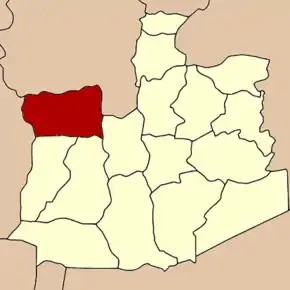 Localizarea districtului în Provincia Ayutthaya