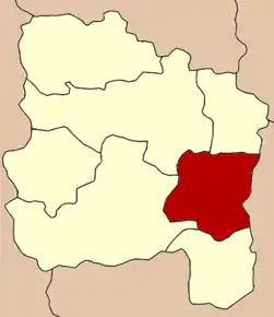 Amplasarea districtului în provincia Ang Thong