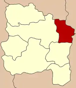 Amplasarea districtului în provincia Ang Thong