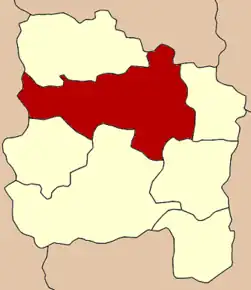 Amplasarea districtului în provincia Ang Thong