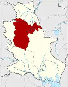 Amplasarea districtului în provincia Nongbua Lamphu