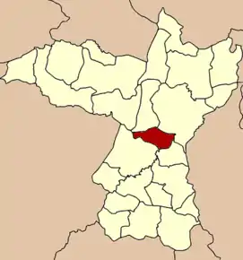 Amplasarea districtului în provincia Khon Kaen