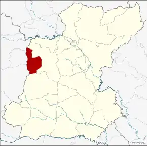 Amplasarea districtului în provincia Roi Et