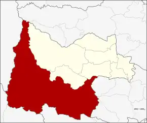 Amplasarea districtului în provincia Uthai Thani