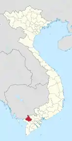 Poziția regiunii Provincie An Giang