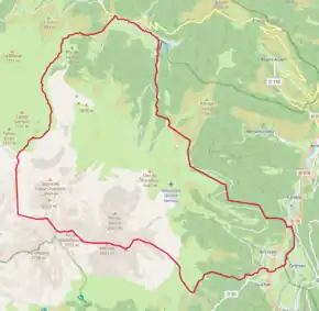 Poziția localității Ancizan