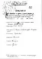 Act al departamentului gubernial de jandarmi al Basarabiei privind ancheta împotriva lui Andrei Galațan din 21 iulie 1906.