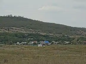 Satul Andriașevca Veche văzut dincolo de granița cu Ucraina