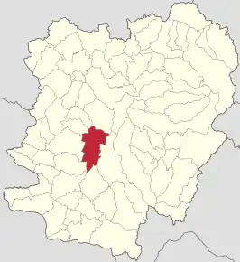 Poziția localității Anina