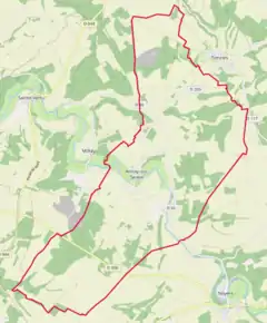 Poziția localității Annay-sur-Serein