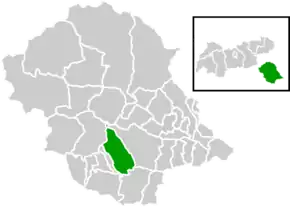 Poziția localității Anras