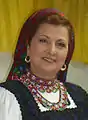 Maria Petca Poptean colaborator al Ansamblul folcloric Oașul