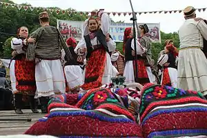 Ansamblul folcloric Oașul la Festivalul Național Sâmbra Oilor - Țara Oașului