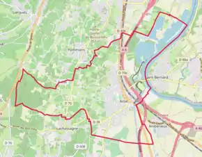 Poziția localității Anse