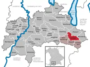 Poziția localității Antdorf