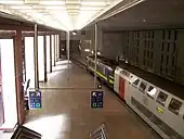 Nivelul -2, începutul peronului.