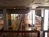 Nivelul -2, văzut de la accesul dinspre Kievit.