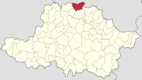 Poziția localității Apateu