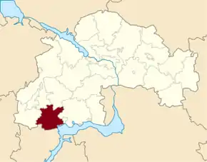 Poziția localității Apostolove