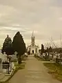 Biserica Cimitirului Pomenirea. Vedere din față