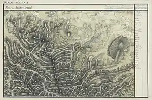 Almaș pe Harta Iosefină a Comitatului Arad