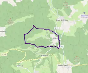 Poziția localității Arbon