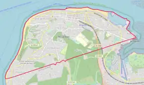 Poziția localității Arcachon