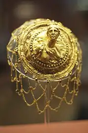 Plasă de păr din aur (300–200 î.Hr.)