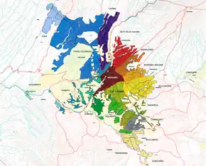 Poziția localității Arequipa