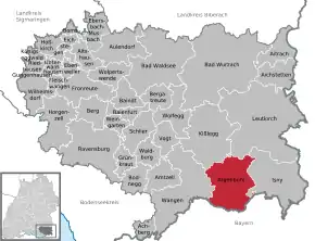 Poziția localității Argenbühl