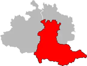 Arondismentul Foix în cadrul departamentului Ariège