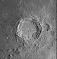 Craterul Aristoteles fotografiat de Lunar Orbiter 4