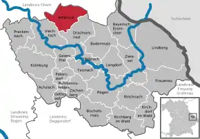 Poziția localității Arnbruck