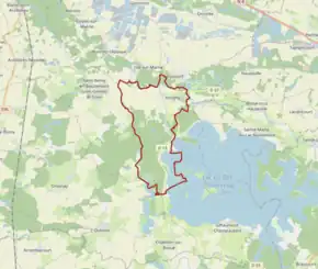 Poziția localității Arrigny