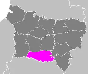Arondismentul Senlis în cadrul regiunii