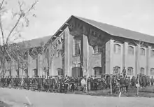 Arsenalul Armatei din Târgoviște în anul 1902 (la vremea respectivă, Arsenalul de Depozit).