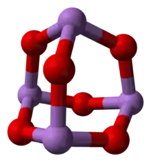 &nbsp;&nbsp;&nbsp;&nbsp; As3+ &nbsp;&nbsp;&nbsp;&nbsp; O2−