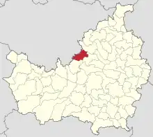 Localizarea comunei în județul Cluj