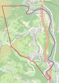 Poziția localității Aspin-en-Lavedan