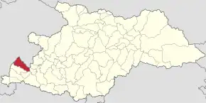 Poziția localității Asuaju de Sus