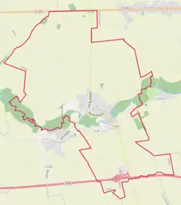 Poziția localității Athies