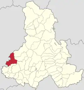 Poziția localității Atid