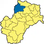 Poziția  Au in der Hallertau pe harta districtului Freising