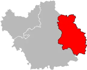 Arondismentul Bar-sur-Aube în cadrul departamentului Aube