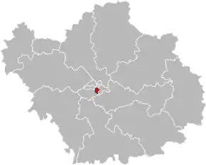 Poziția localității Cantonul Troyes-5