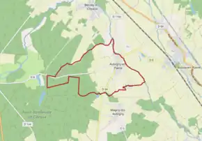 Poziția localității Aubigny-en-Plaine