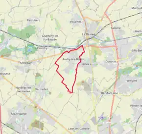 Poziția localității Auchy-les-Mines