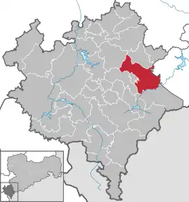 Poziția localității Auerbach/Vogtl.