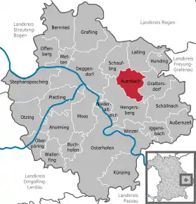 Poziția localității Auerbach