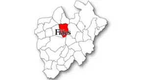 Poziția localității Fiães